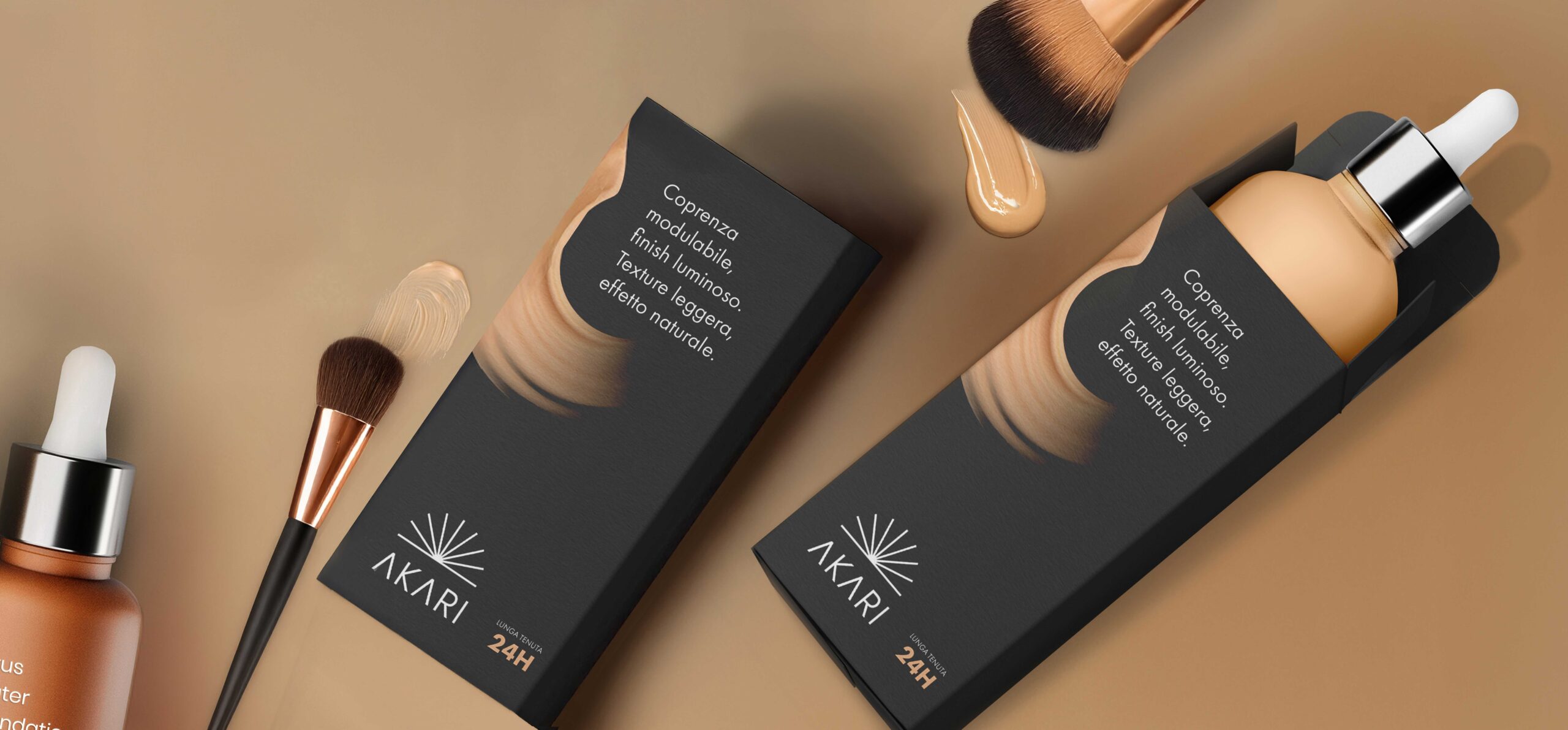 packaging beauty fondotinta makeup Itasystem