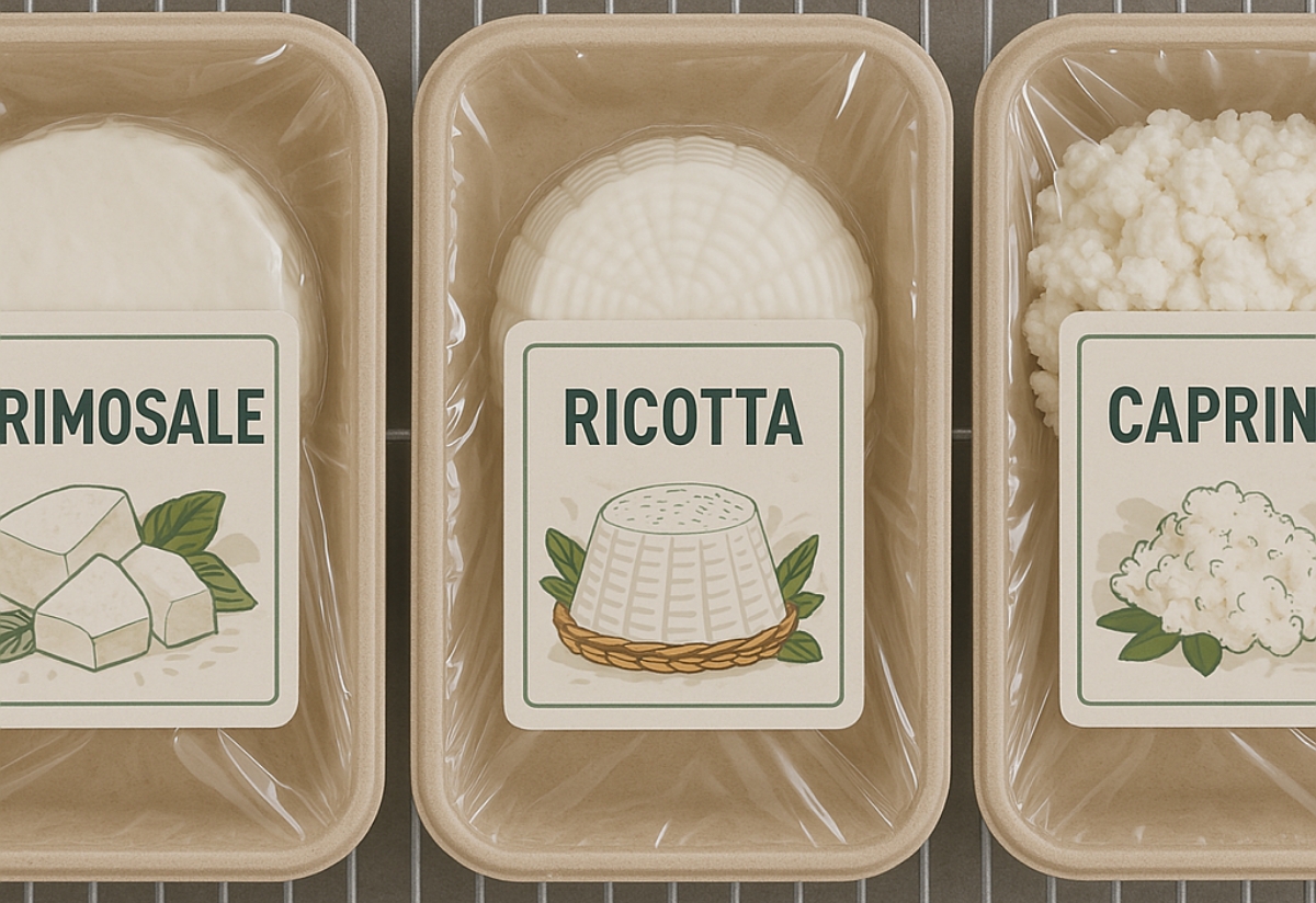 packaging personalizzato caseifici
