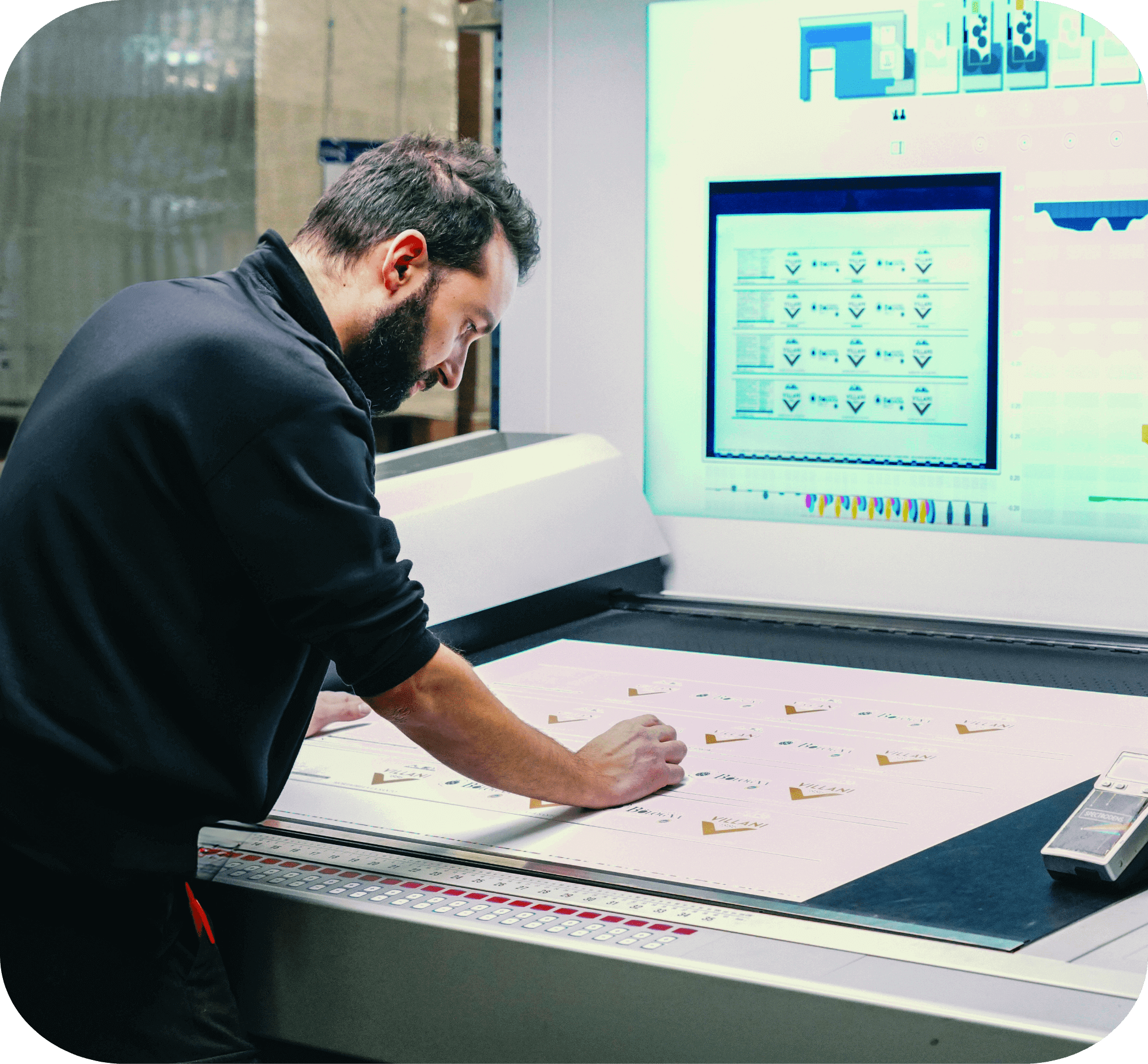 tecnico controllo qualita stampa e grafica