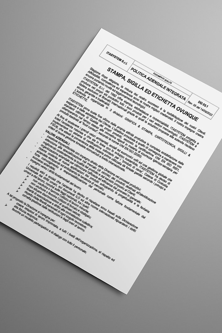 Integrated business policy