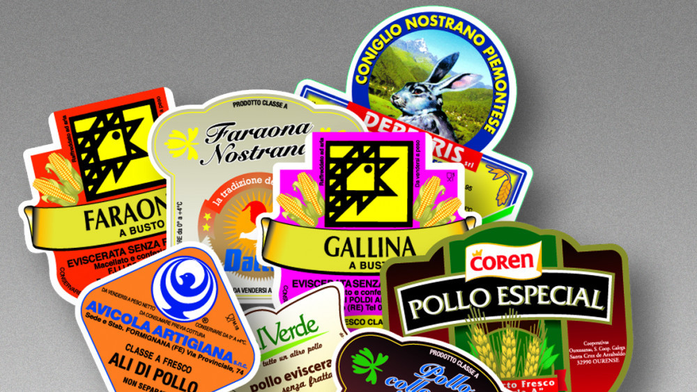 Etichette in plastica